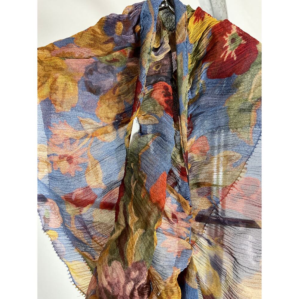 Zimmermann Silk Blue Floral Print Jumpsuit Size 0 - Picture 5 of 5
